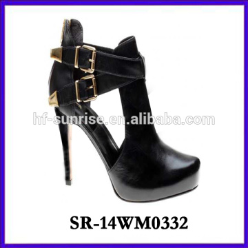 2014 fashion socks high heel shoe woman boot